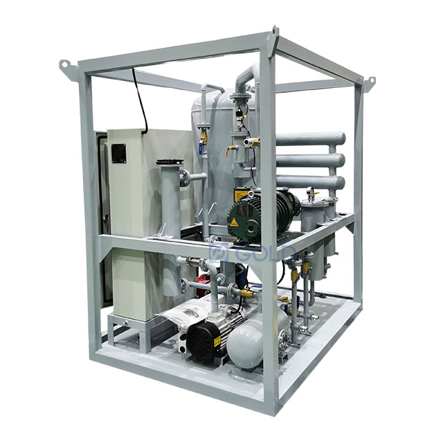ZJA-3KY 3000L/H Máquina de purificación de aceite de transformador de alto vacío