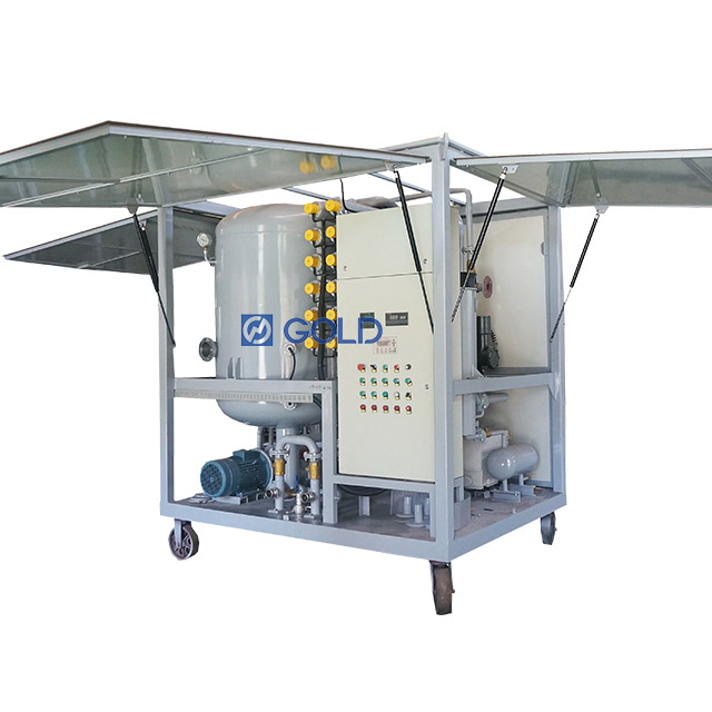 Máquina de filtro de aceite de transformador de dos etapas de 6000L/H